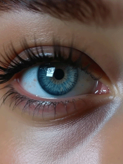 Blue eyes